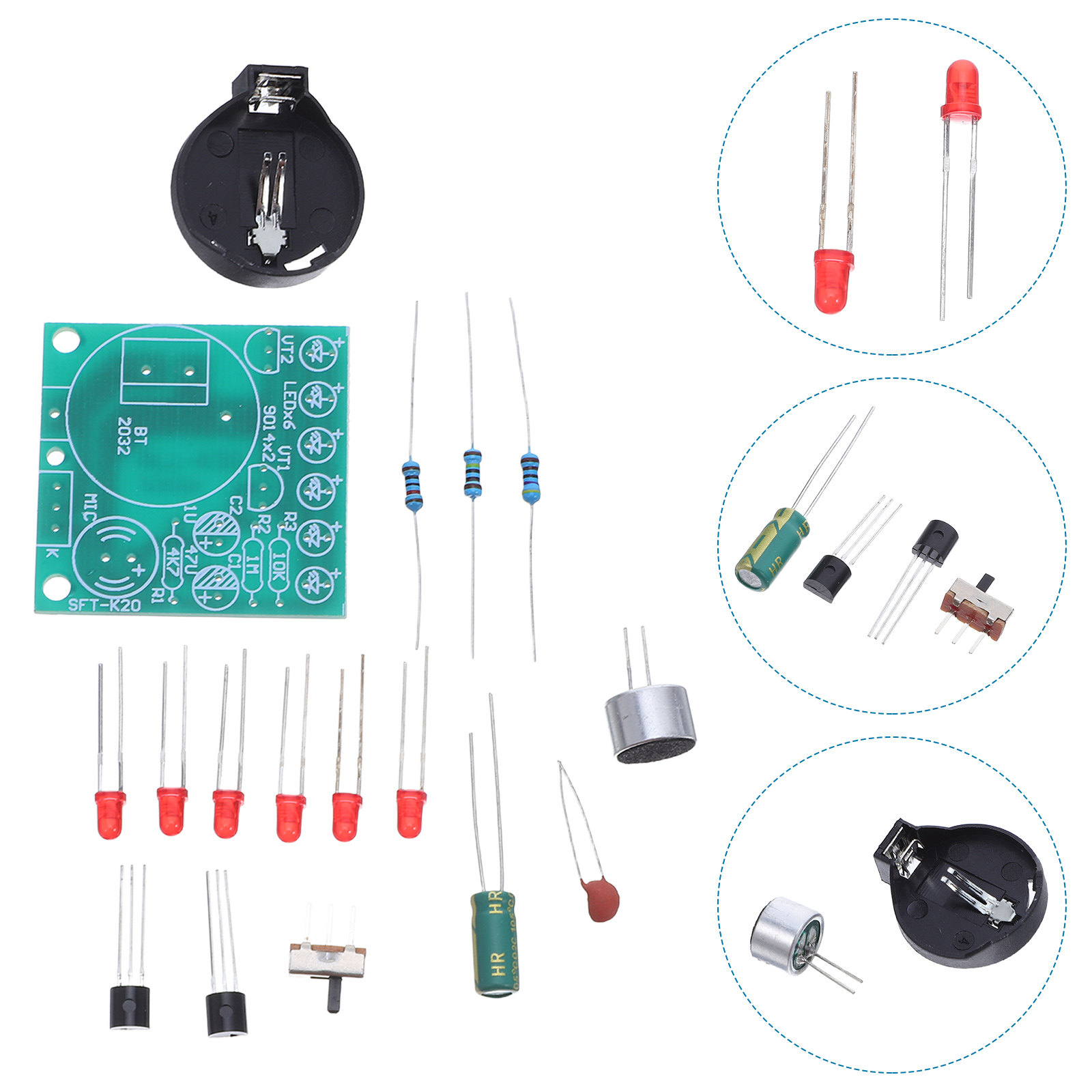 Diy Electronics Projects For Kids - LED Voice Controlled Metronome Kit DIY
