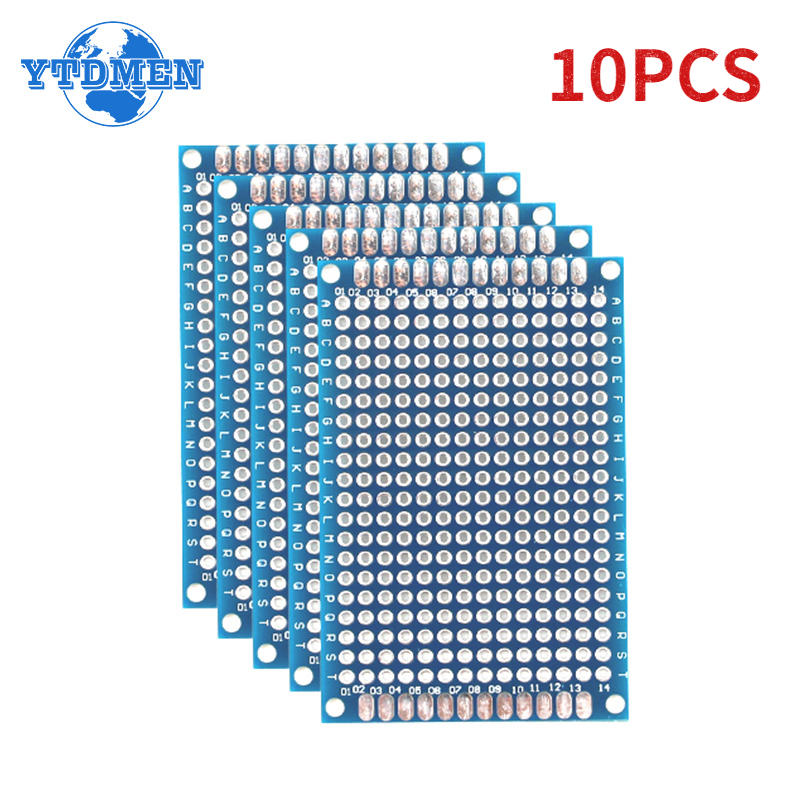 Diy Electronics Circuits - 10PCS 4x6cm Double Side PCB Board