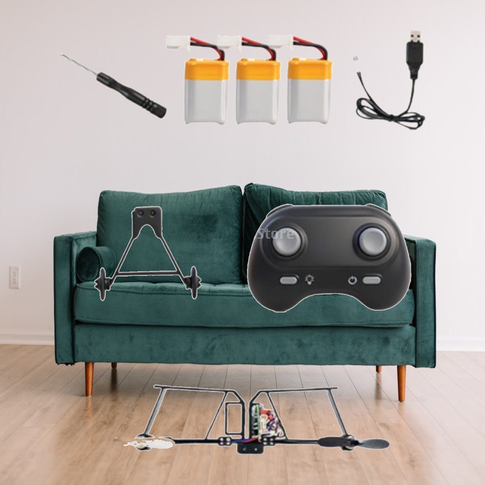 Diy Electronics Kits For Beginners - Remote Controlled Model Airplane DIY Glider