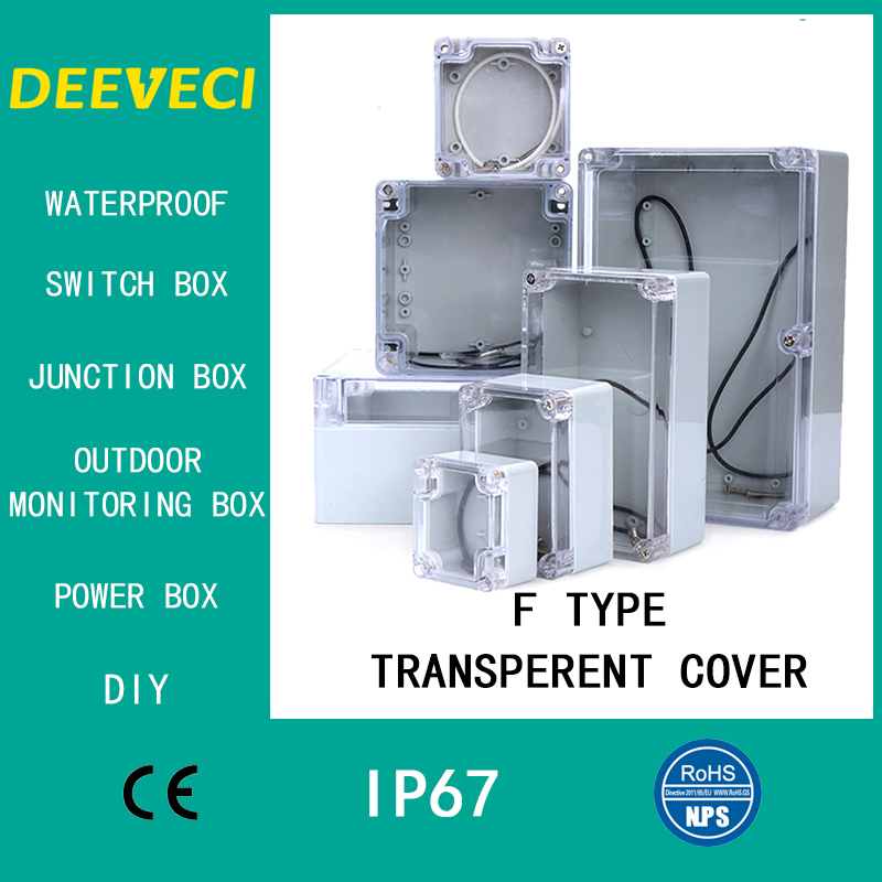 Diy Electronics Websites - Transparent Waterproof Outdoor Enclosure Plastic Box