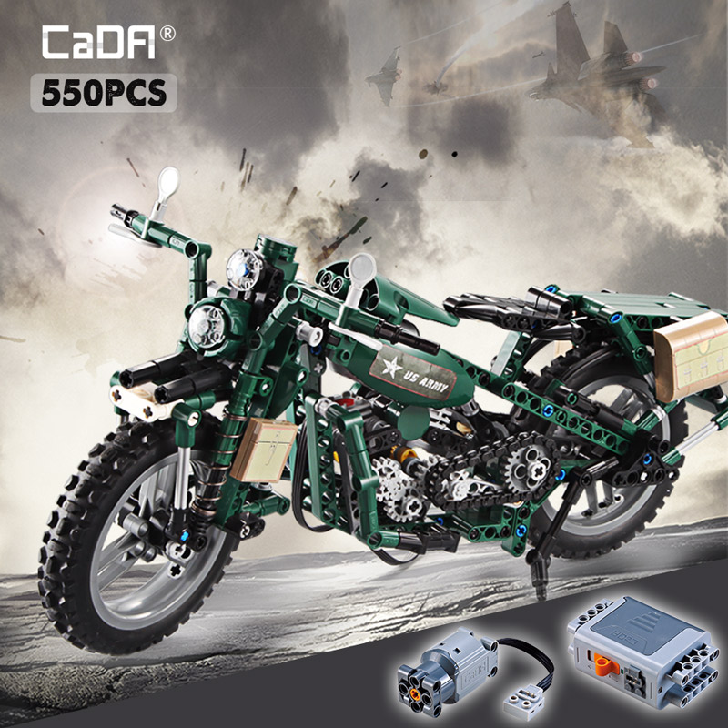 Diy Motorcycle Electronics - Cada 550PCS City Series Electronic Two-wheeled