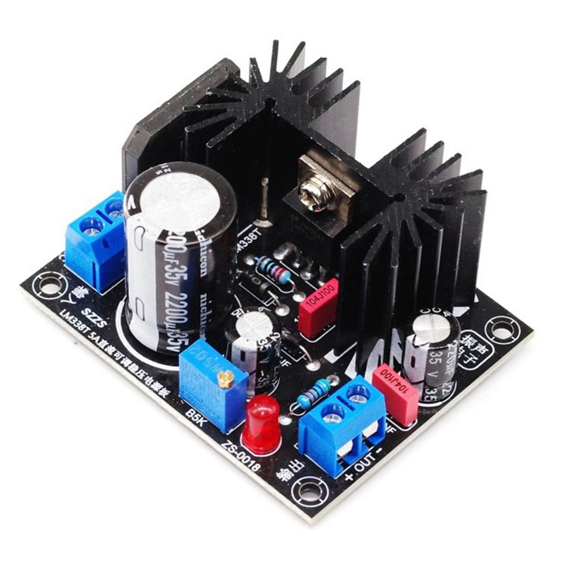 Diy Electronics Filament - LM338 5A Output Adjustable Linear Regulated