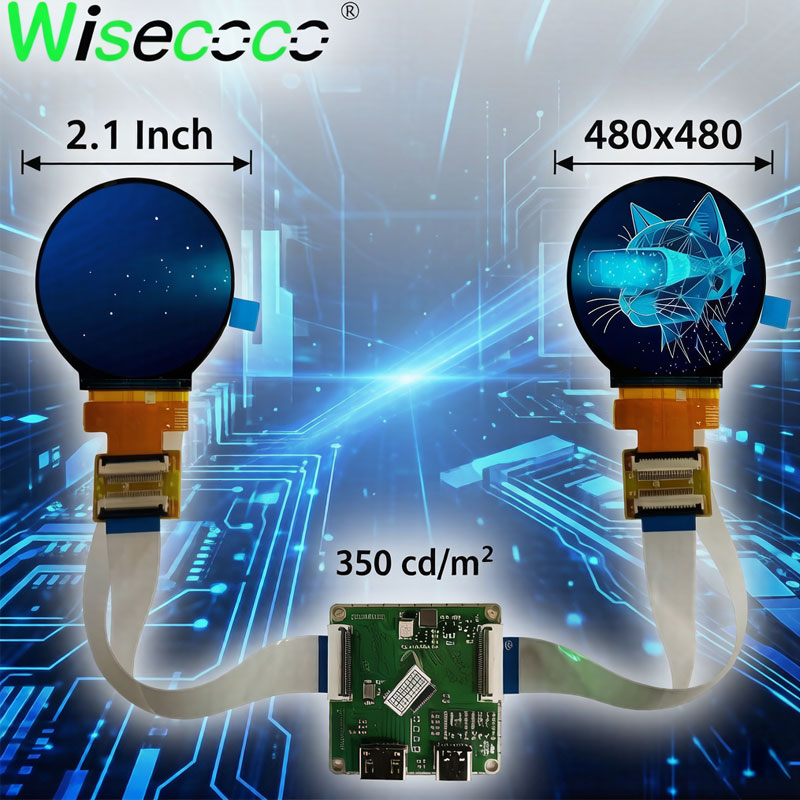 Diy Electronics Circuits - 2.1 Inch Dual IPS Round Display