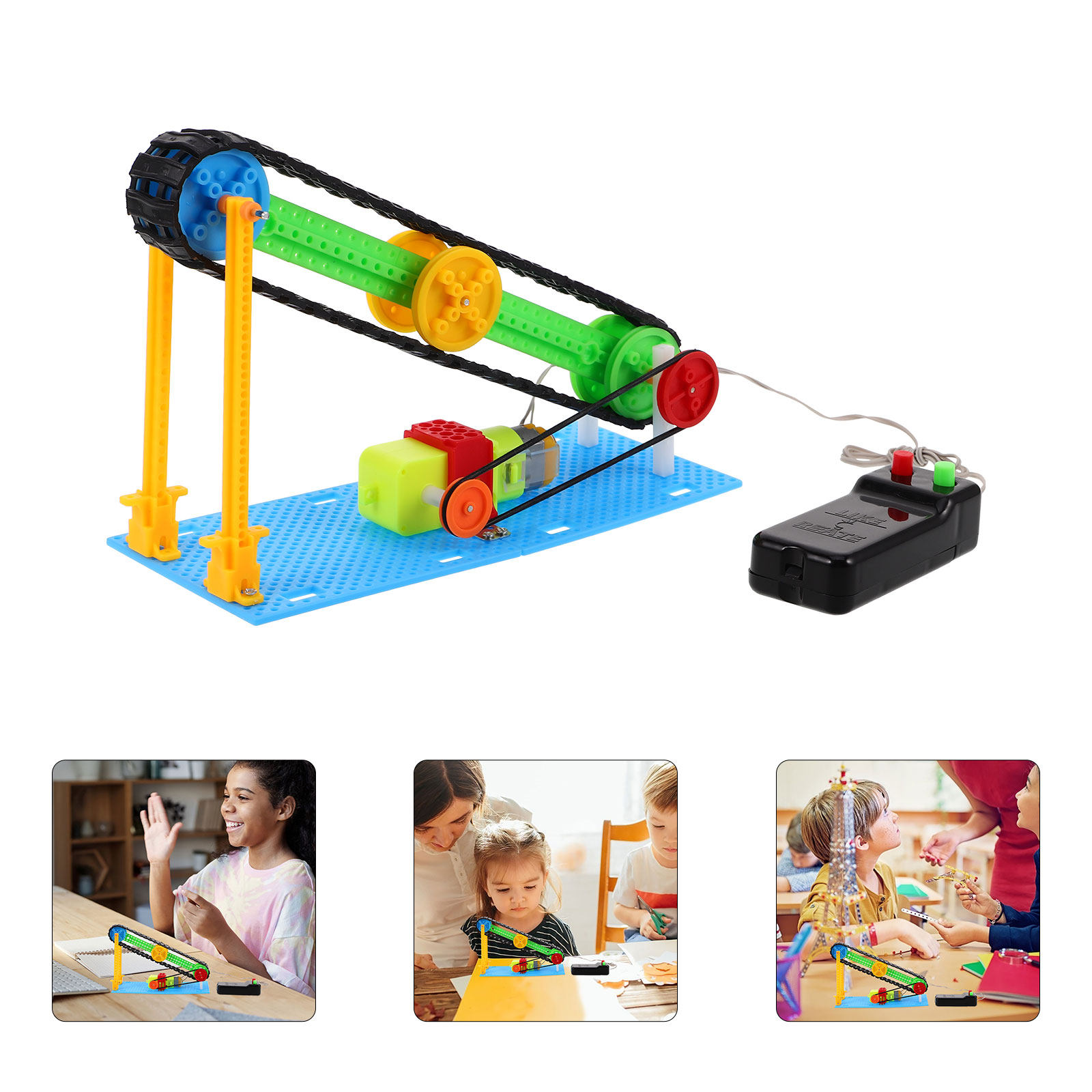 Diy Electronics Projects For Kids - Electric Conveyor Belt Stem Kit DIY