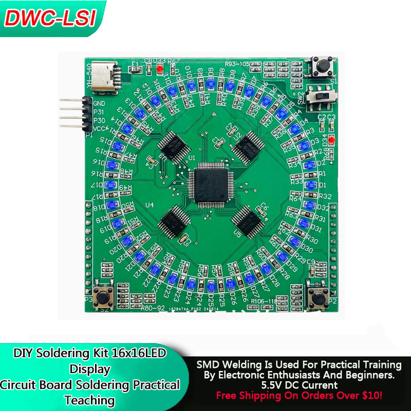 Diy Electronics Circuits - DIY Patch Welding Practice Board Electronic