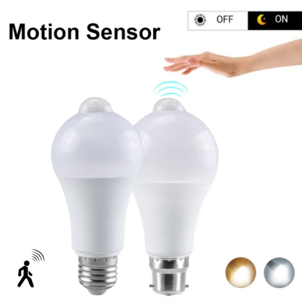Ldr Light Sensor - PIR Motion Sensor LED Light Bulb