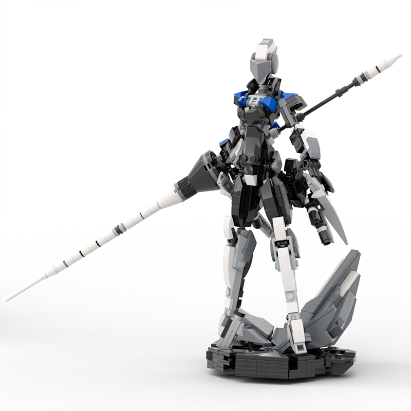 Diy Electronics Pdf - MOC Mech Female Robot Lancer Valkyrie