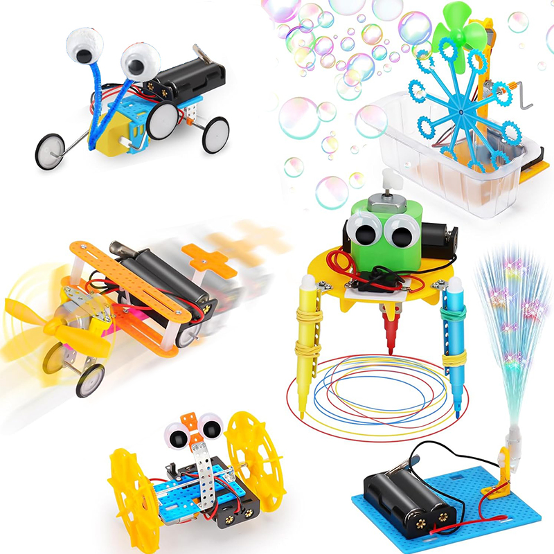 Diy Electronics Projects For Kids - 6in1 DIY Science Toys Building Blocks