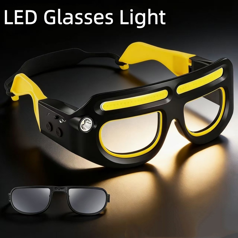 Ldr Light Sensor - LED Headlamp Glasses Rechargeable USB Charging