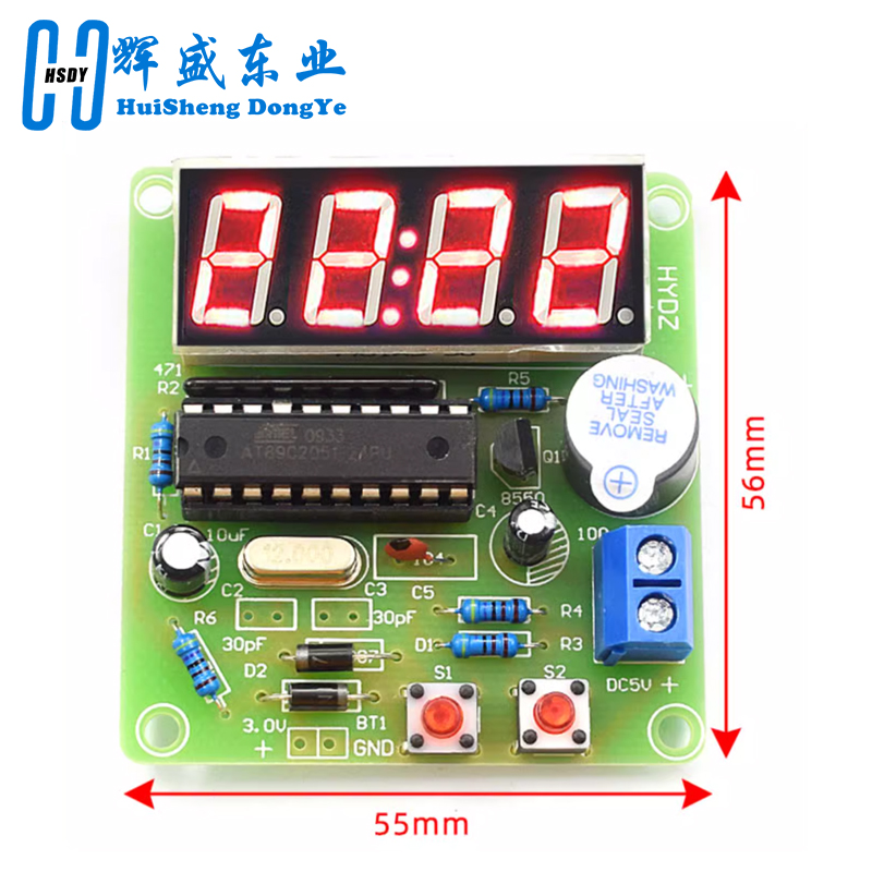 AT89C2051 Digital 4 Bits Elect - Diy Electronics Websites recension och pris