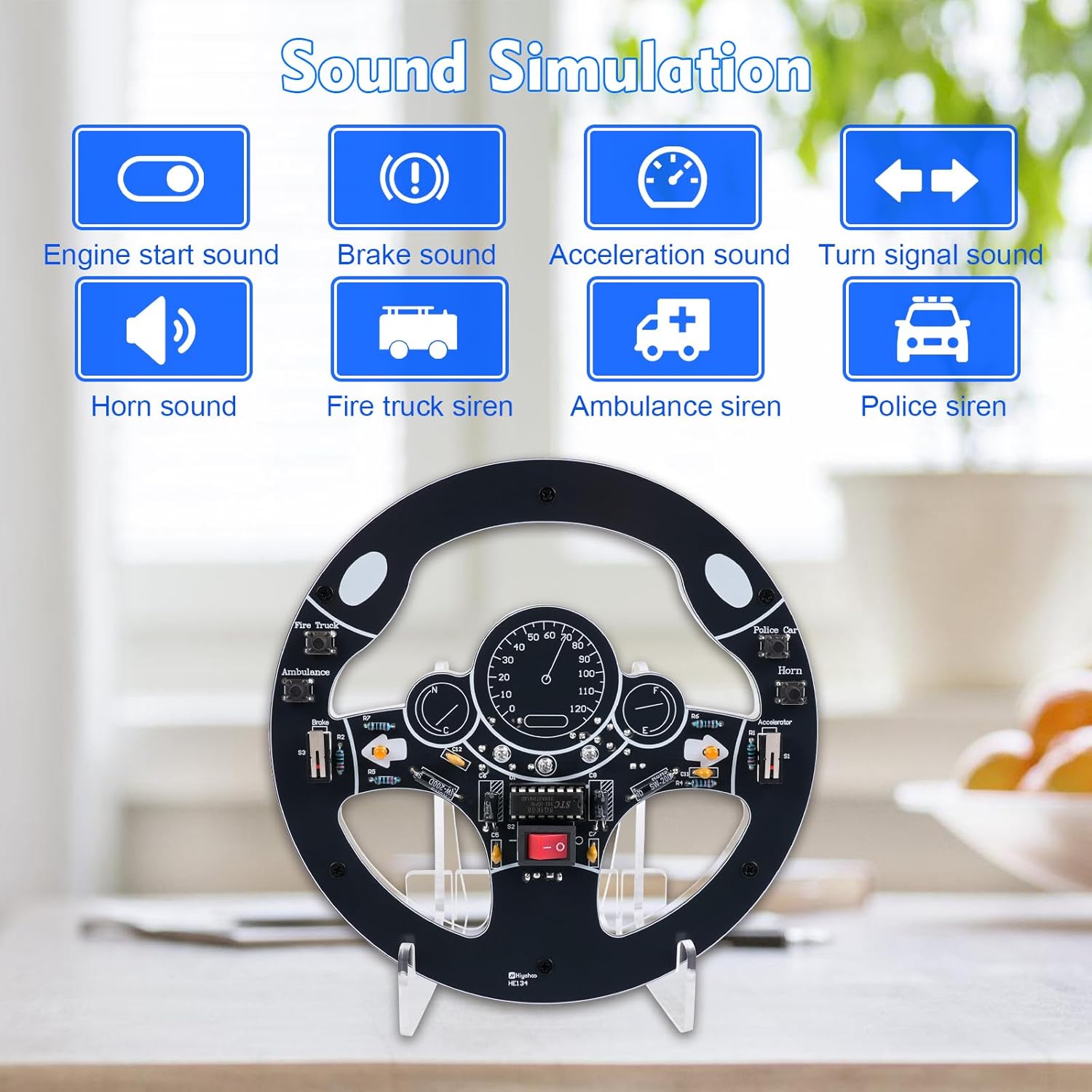 Car Steering Wheel DIY Solderi - Diy Electronics Kits For Adults recension och pris