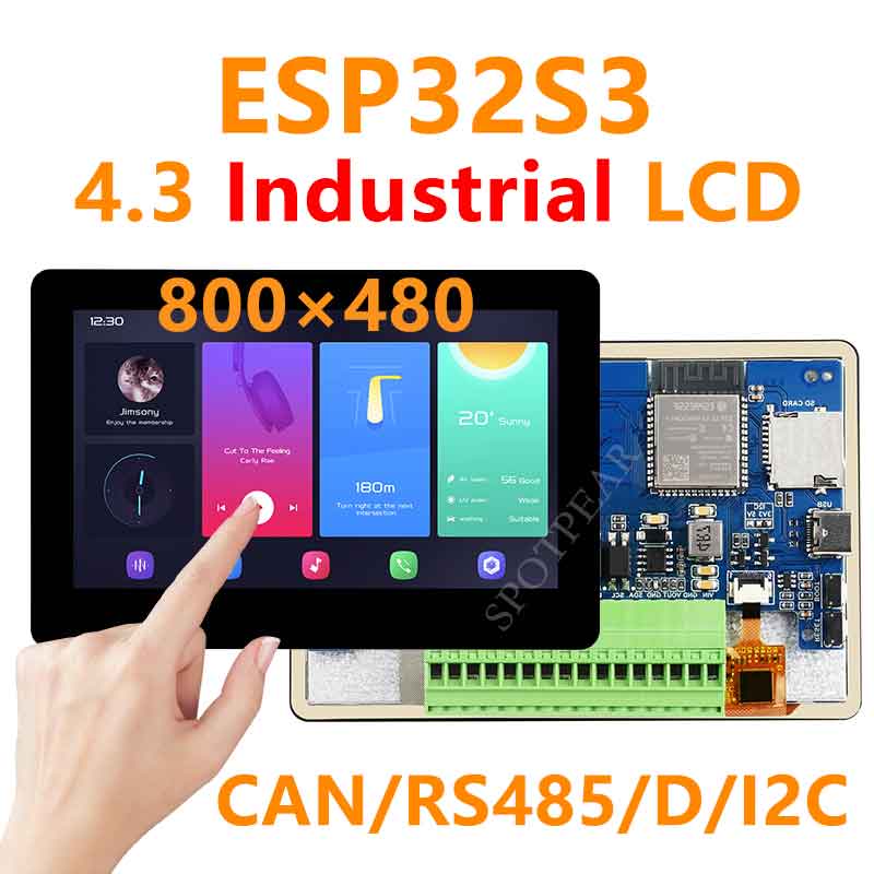 ESP32 S3  800x480 Captive Touc - I2C Lcd Display recension och pris