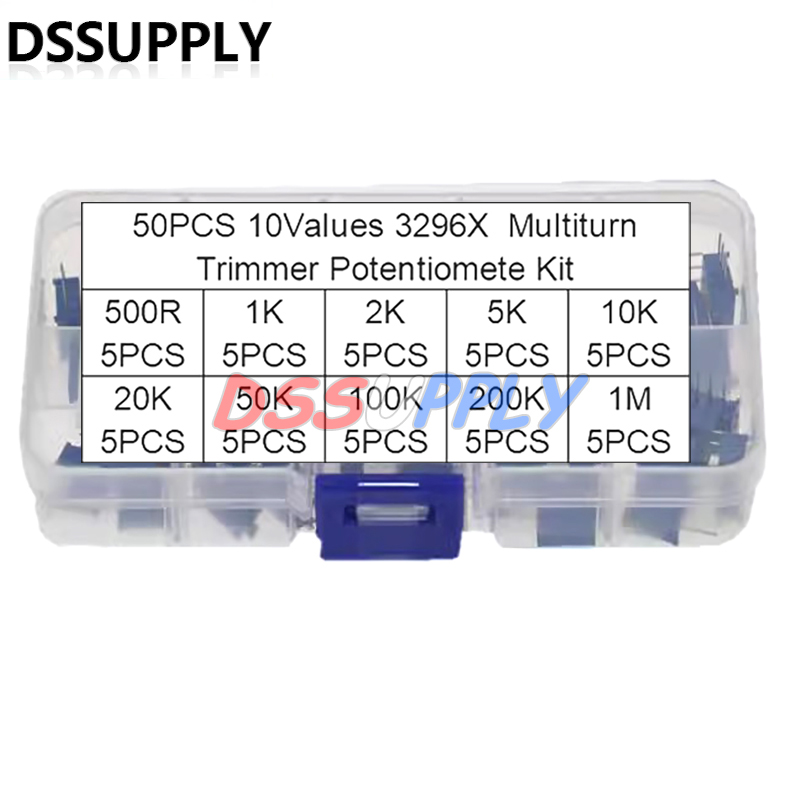 50PCS 3296 3296X Multiturn Tri - Diy Electronics Websites recension och pris