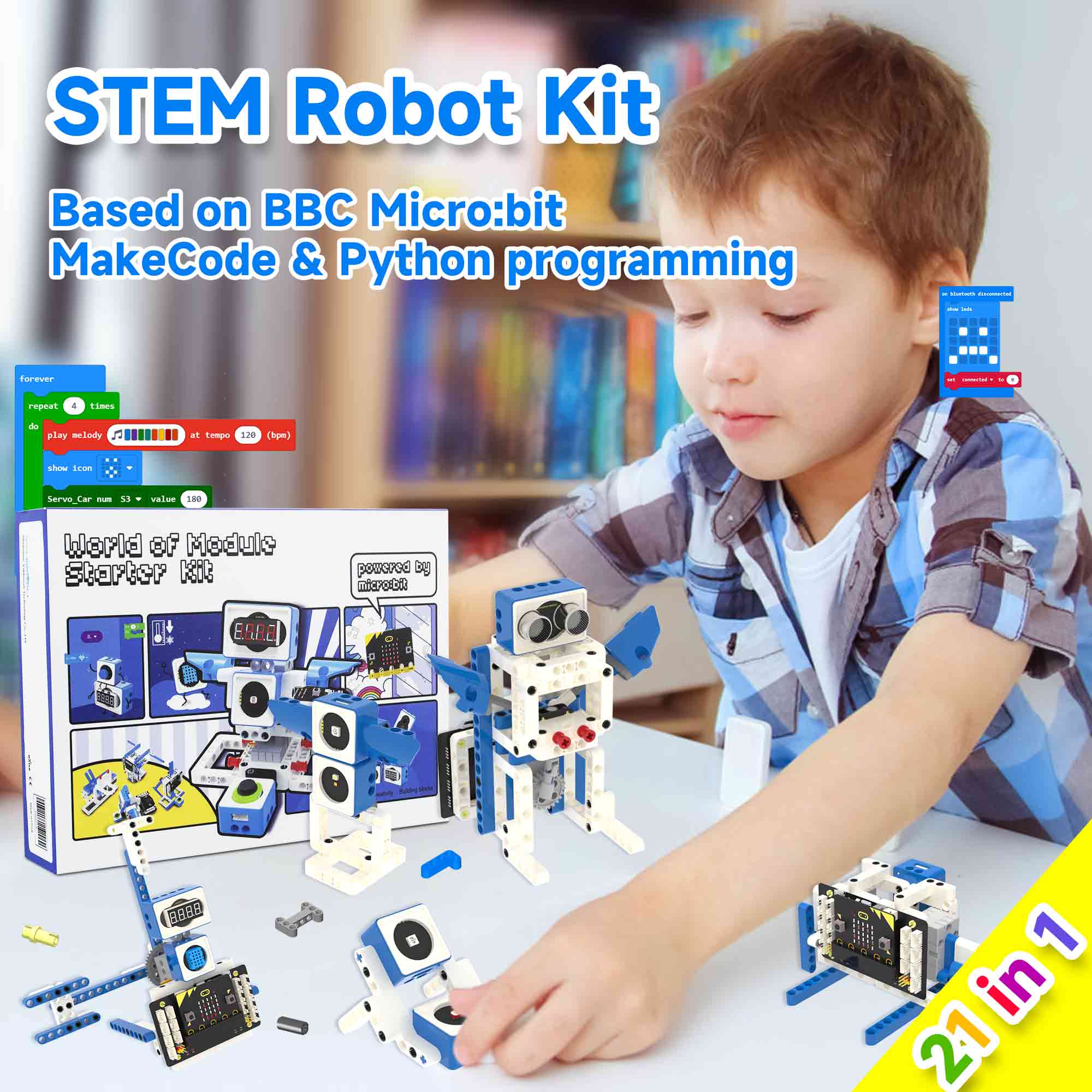 Microbit V2 Smart Robot Car Ki - Diy Electronics Projects For Kids recension och pris