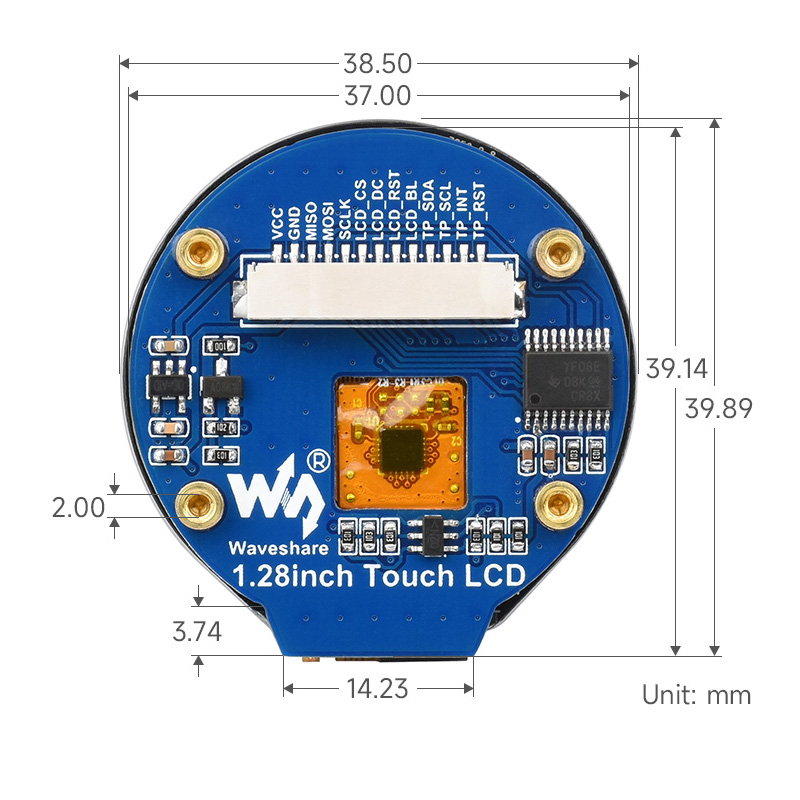 1.28 Inch Touch LCD Display Mo - I2C Lcd Display recension och pris