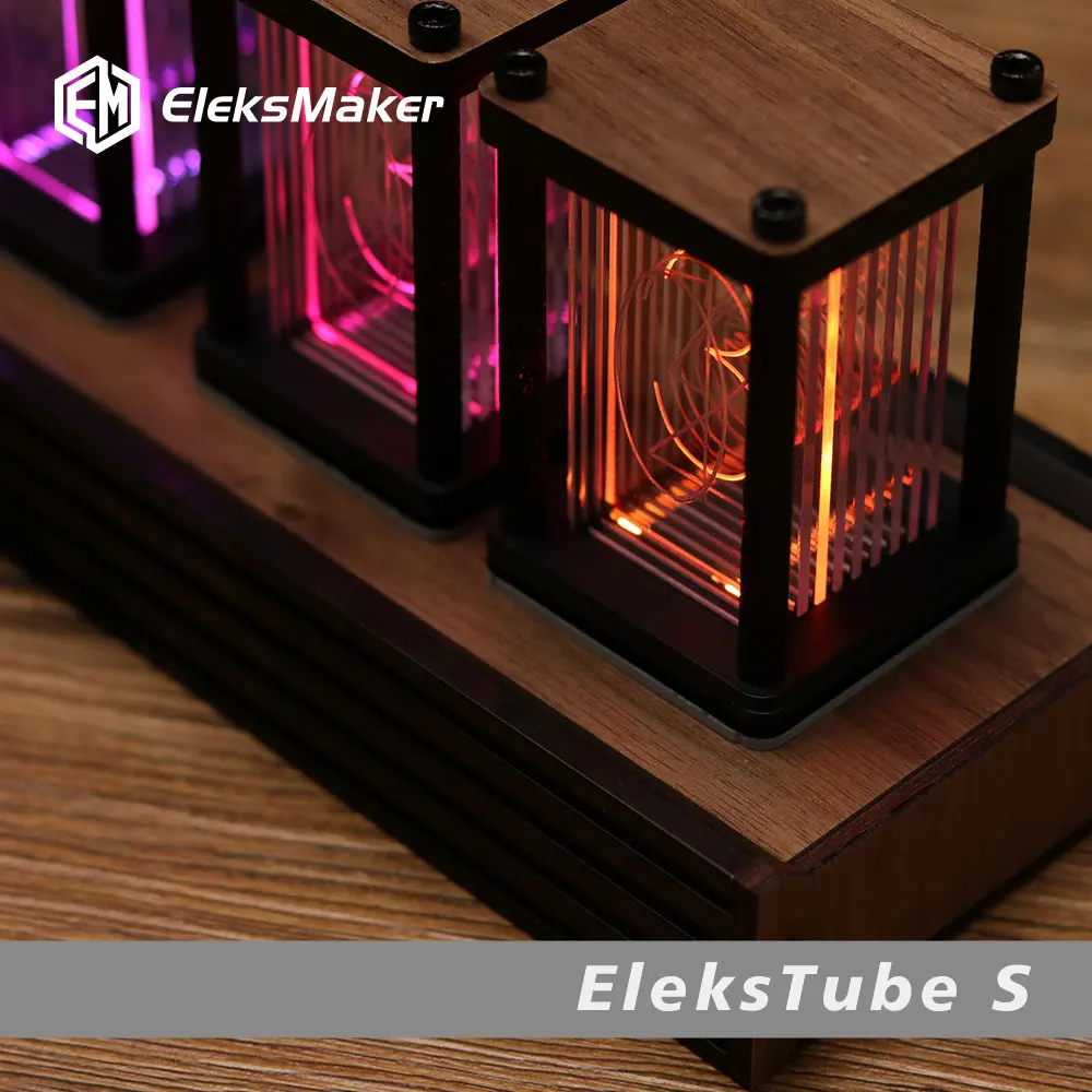 RGB Nixie Tube Clock DIY Table - Diy Electronics Gift Ideas recension och pris