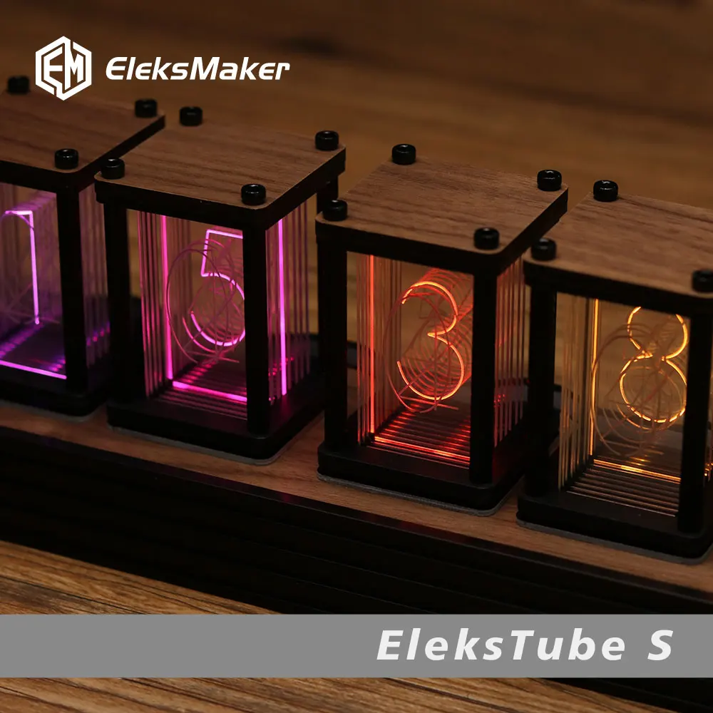RGB Nixie Tube Clock DIY Table - Diy Electronics Gift Ideas recension och pris