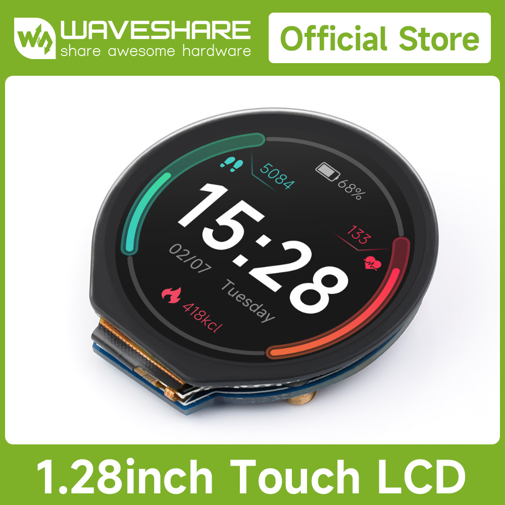 Waveshare 1.28inch Round LCD D - I2C Lcd Display recension och pris