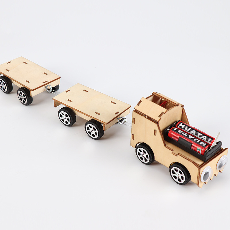 DIY Kit Toys Wooden Train Elec - Diy Electronics Projects For Kids recension och pris