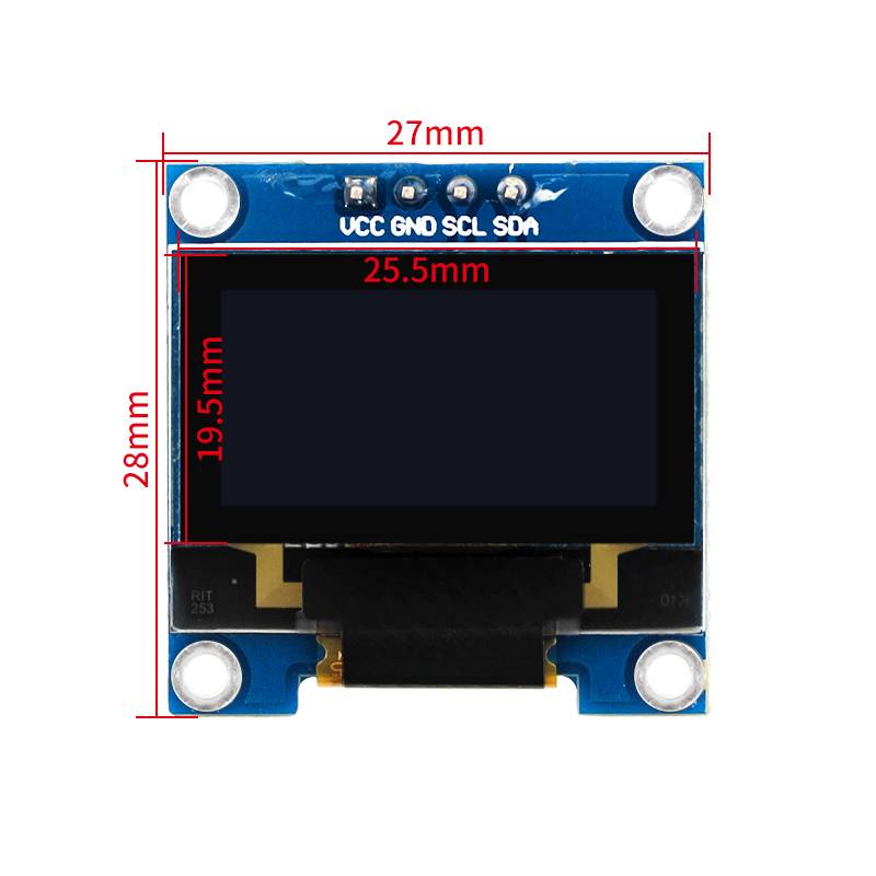 0.96 Inch OLED SSD1306 I2C IIC - I2C Lcd Display recension och pris