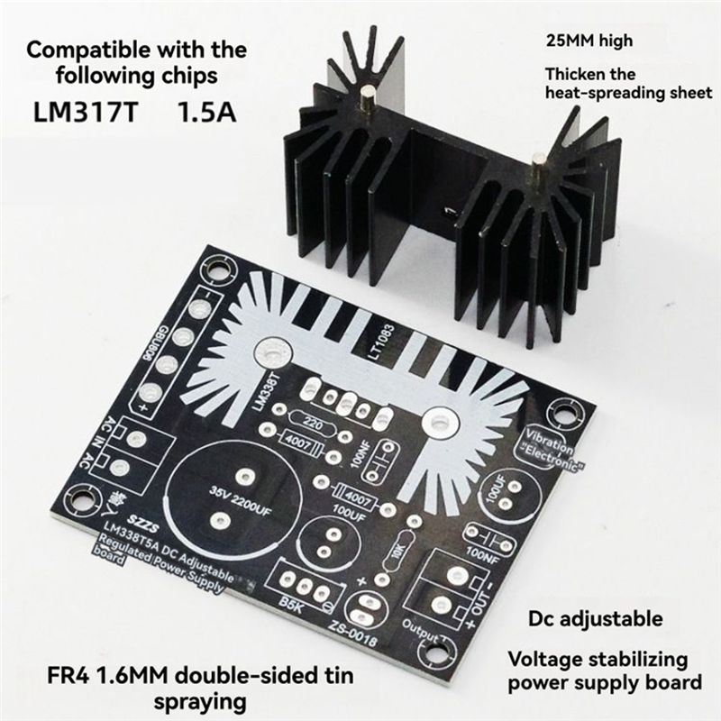 Adjustable Linear Regulated Po - Diy Electronics Filament recension och pris