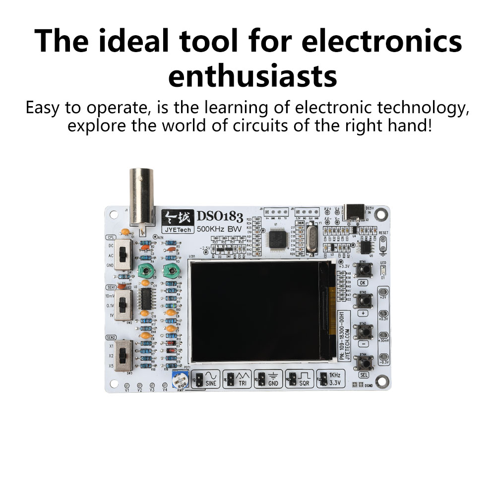 DC 5V DSO183 Digital Oscillosc - Diy Electronics Kits For Beginners recension och pris