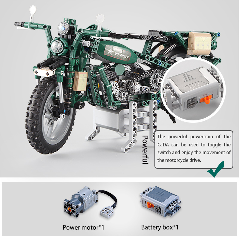 Cada 550PCS City Series Electr - Diy Motorcycle Electronics recension och pris