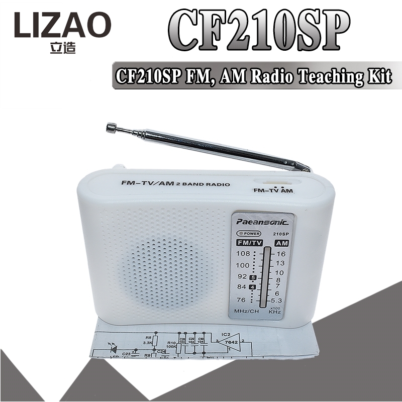 LIZAO CF210SP FM AM Radio Kit, - Diy Electronics Kits For Beginners recension och pris