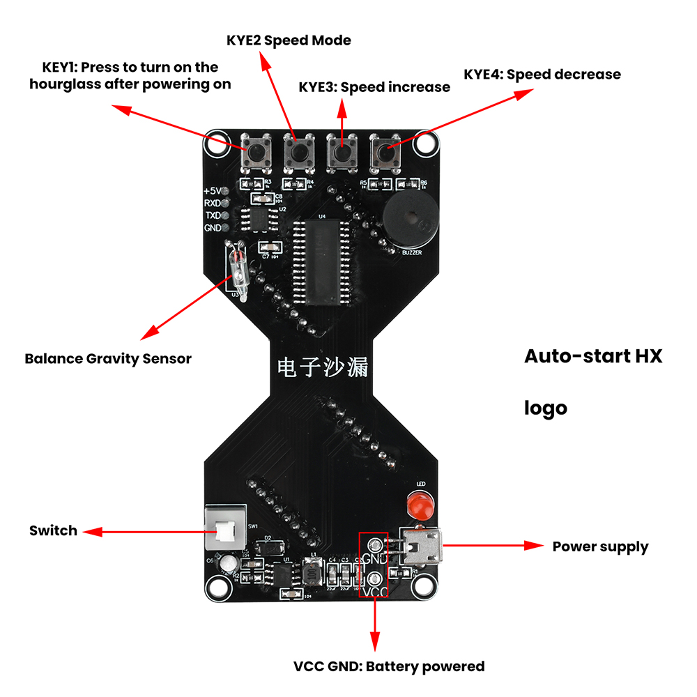 DC5V LED Dot Matrix Electronic - Hobby Diy Electronics Kit recension och pris