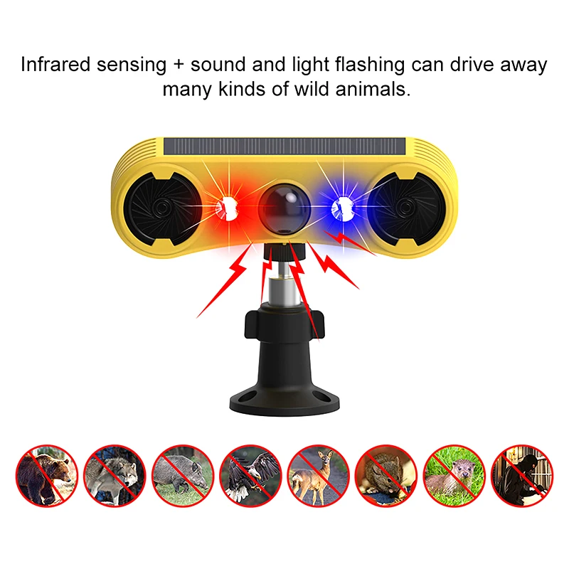 Solar Motion Sensor Alarm LED  - Ldr Light Sensor recension och pris