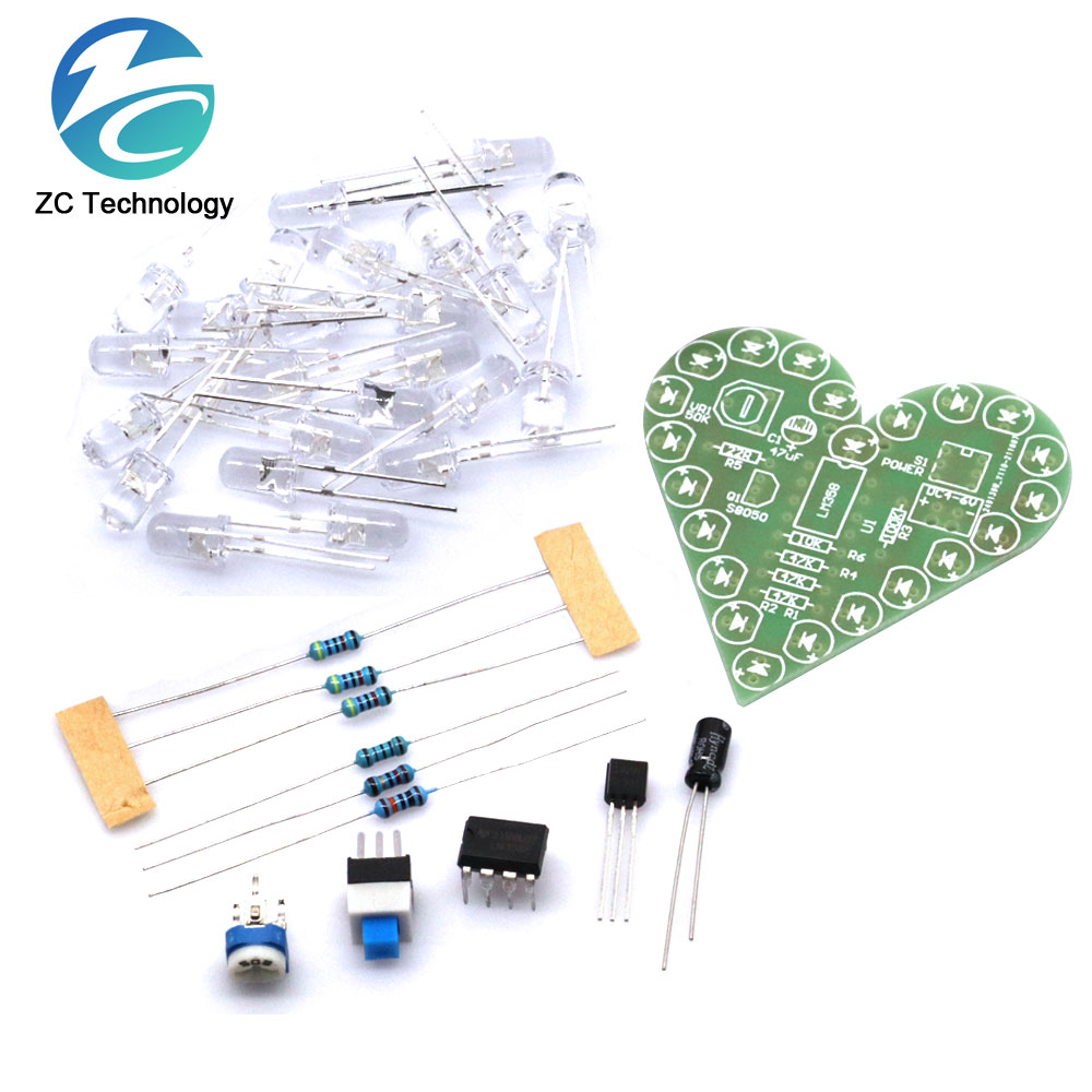 DIY Kit Heart Shape Breathing  - Diy Electronics Websites recension och pris