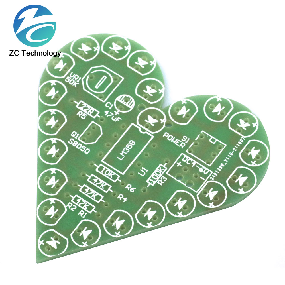 DIY Kit Heart Shape Breathing  - Diy Electronics Websites recension och pris