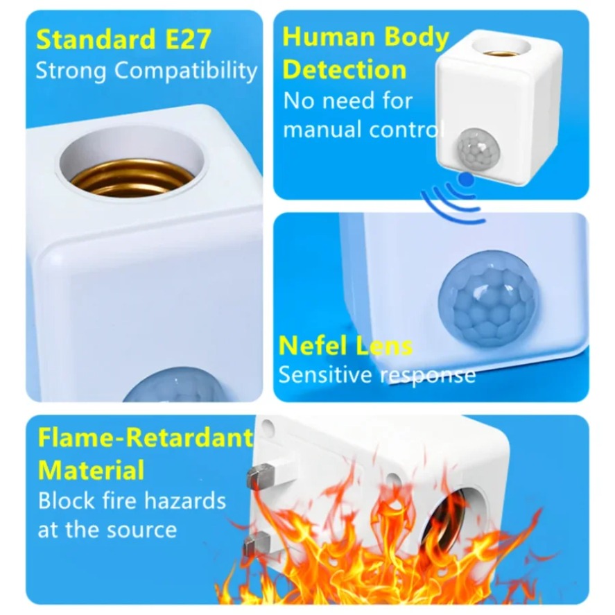 E27 PIR Motion Sensor Led Swit - Ldr Light Sensor recension och pris