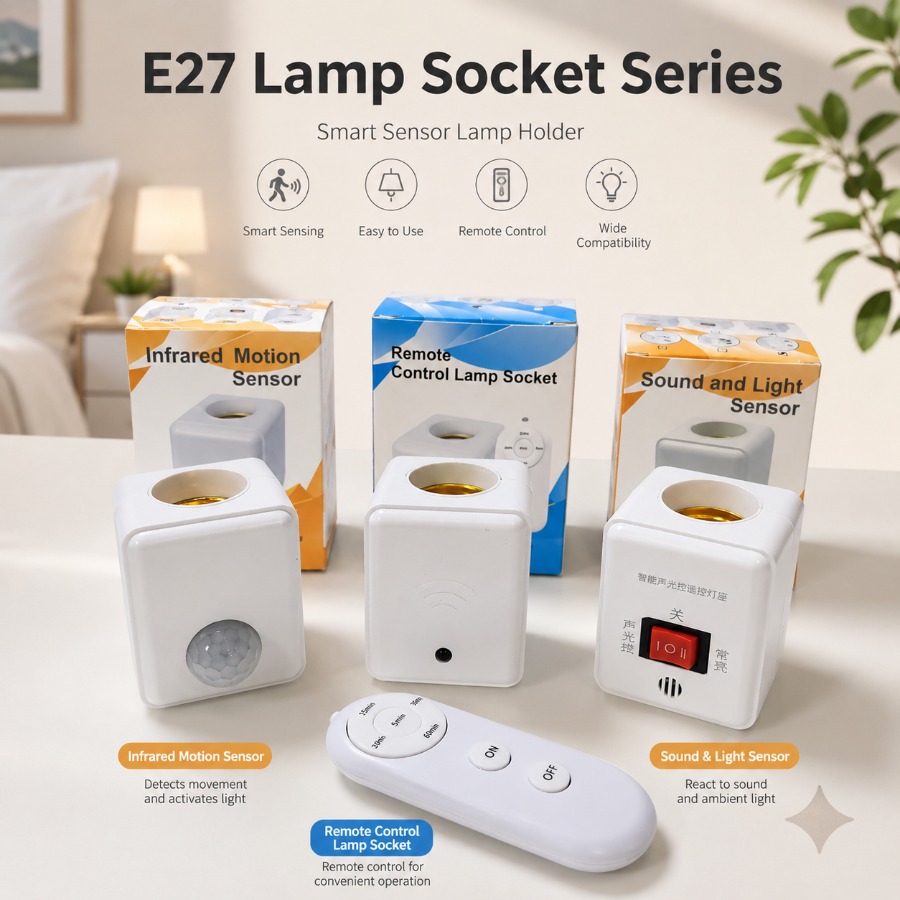 EU/US Plug E27 PIR Motion Sens - Ldr Light Sensor recension och pris