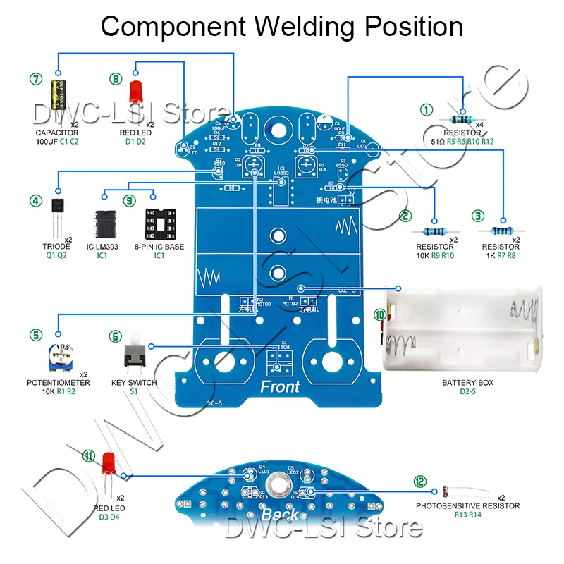 Practice Soldering Learning El - Diy Electronics Kits For Beginners recension och pris