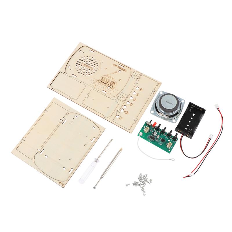 TH DIY Wooden FM Radio Kit Vin - Diy Electronics Projects For Kids recension och pris