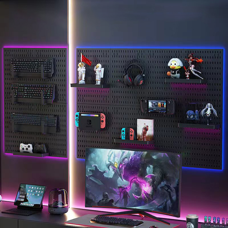 Wall-Mounted No-Punch Hole Boa - Diy Electronics Rack recension och pris