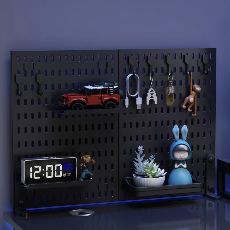Wall-Mounted No-Punch Hole Boa - Diy Electronics Rack recension och pris