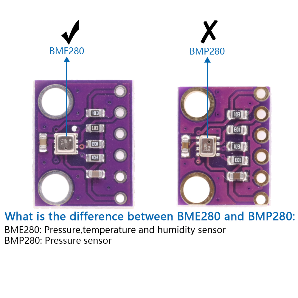 3in1 BME280 3.3V BMP280 5V Dig - Bme280 Humidity Sensor recension och pris