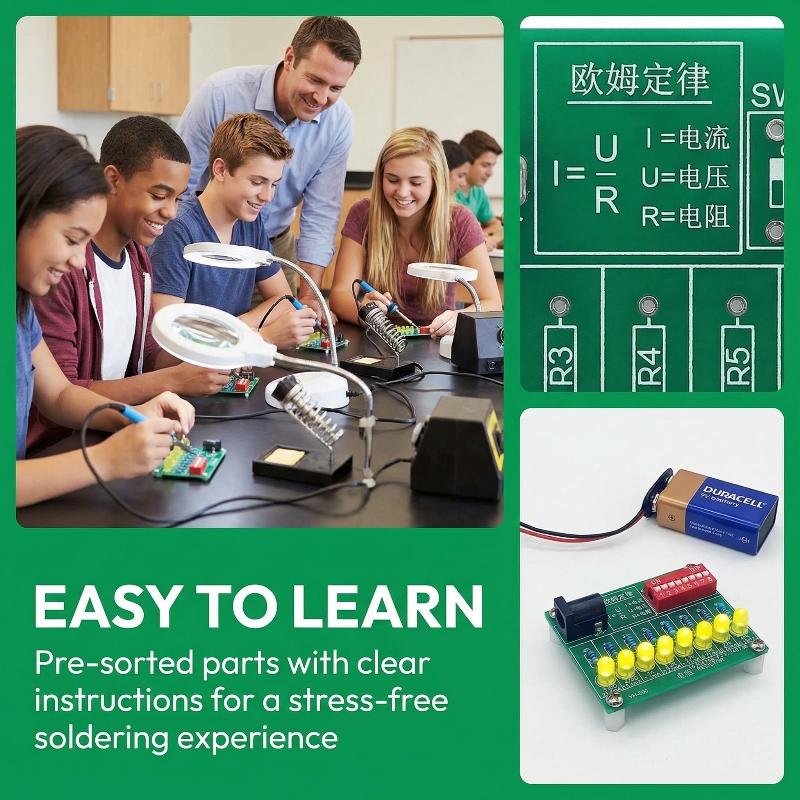 Electronic DIY Soldering Pract - Diy Electronics Kits For Beginners recension och pris