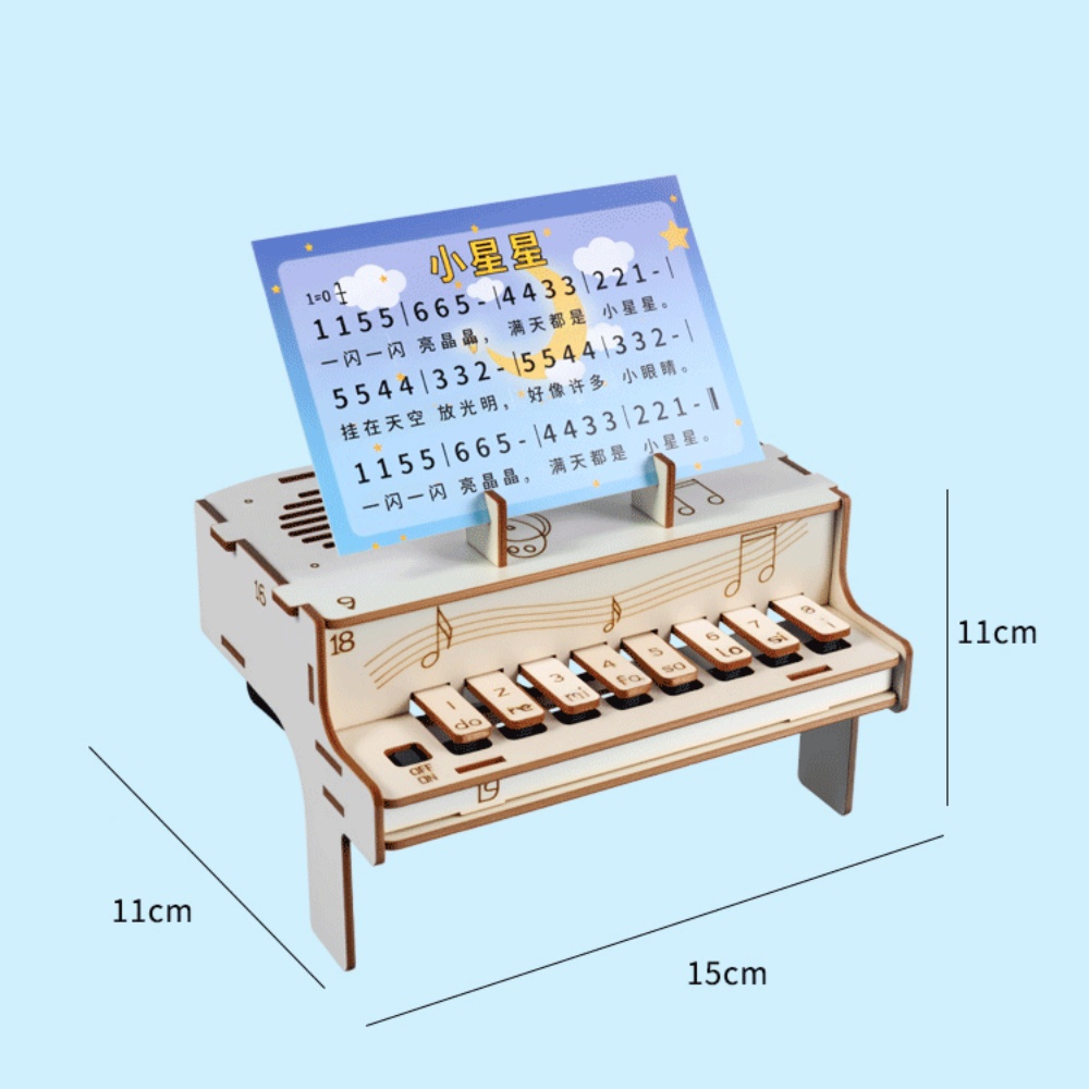 DIY Wooden Electronic Piano Mo - Diy Electronics Kits For Adults recension och pris