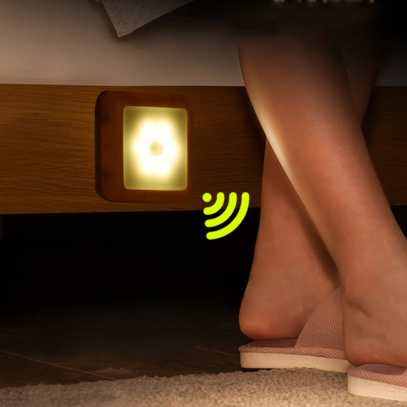 Wood Grain Wireless Battery Sm - Ldr Light Sensor recension och pris