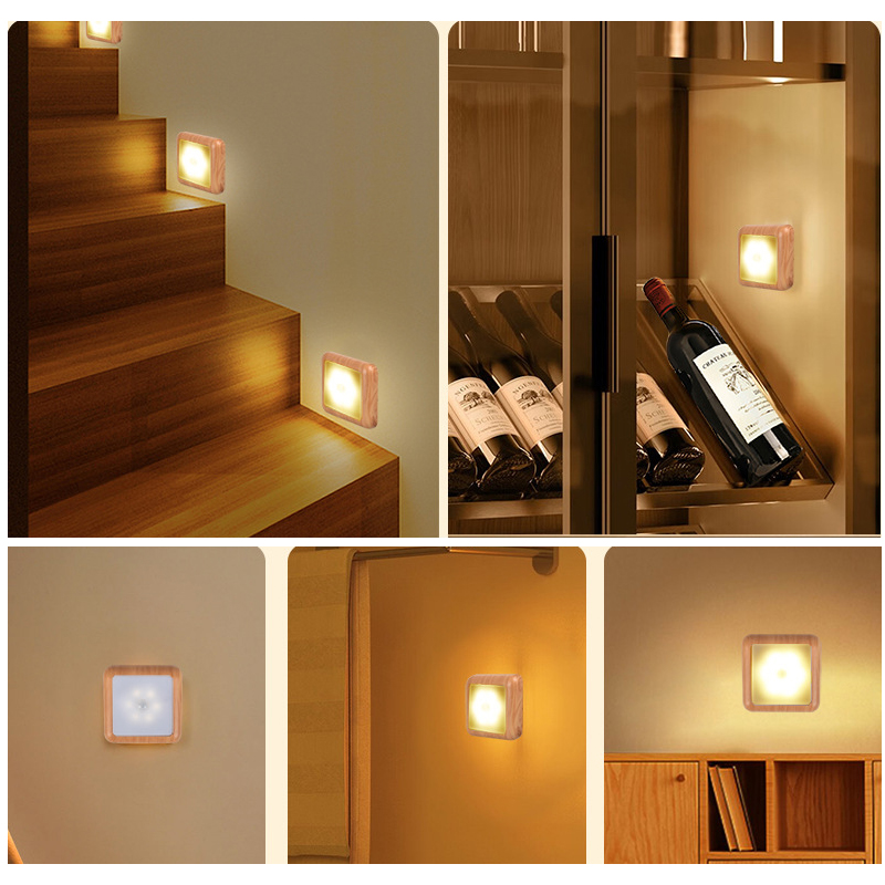 Wood Grain Wireless Battery Sm - Ldr Light Sensor recension och pris