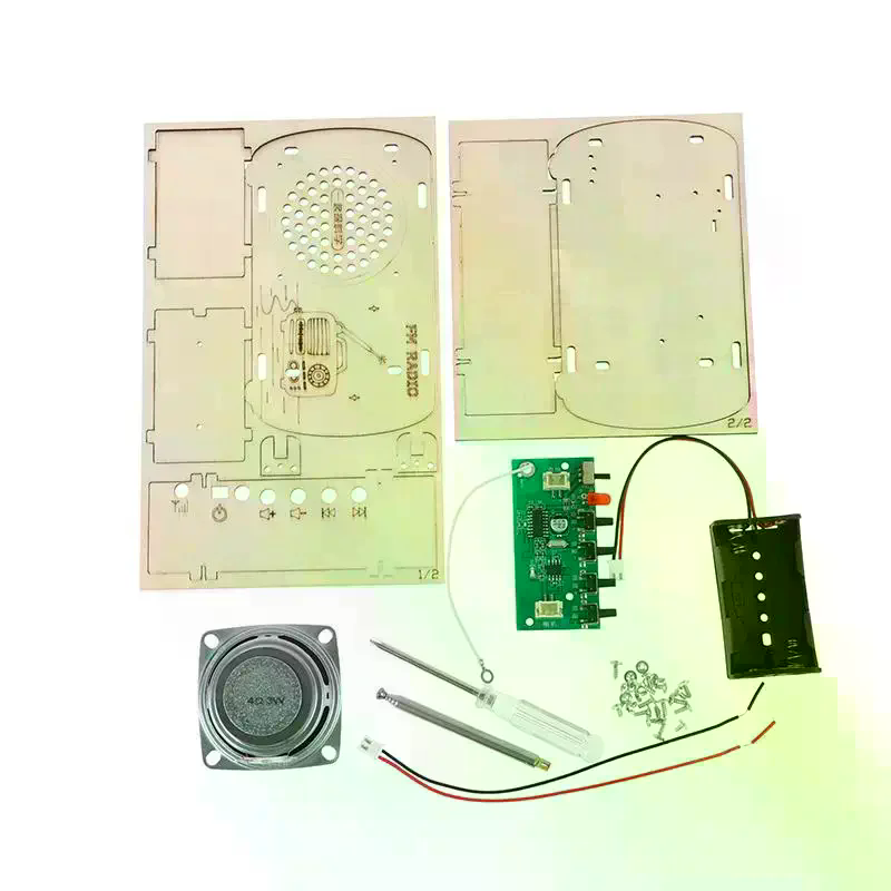 /Cna/DIY Wooden FM Radio Kit V - Diy Electronics Projects For Kids recension och pris