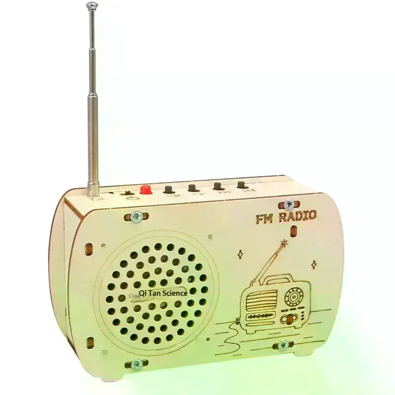 /Cna/DIY Wooden FM Radio Kit V - Diy Electronics Projects For Kids recension och pris