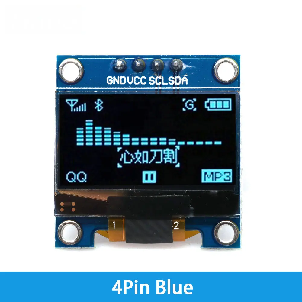 High-Contrast 0.96-Inch OLED D - I2C Lcd Display recension och pris