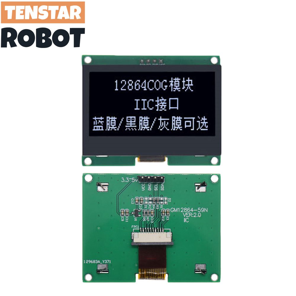 TENSTAR 12864-59N IIC 4P LCD M - I2C Lcd Display recension och pris